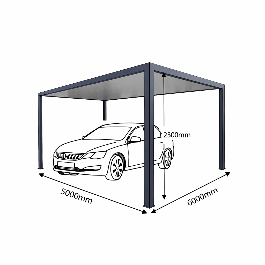 afmetingen carport