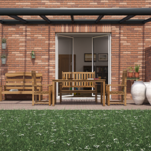 Glazen Veranda 600x300 Antraciet